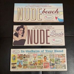 THE BALM 3 eyeshadow palettes BRAND NEW 3 for $30